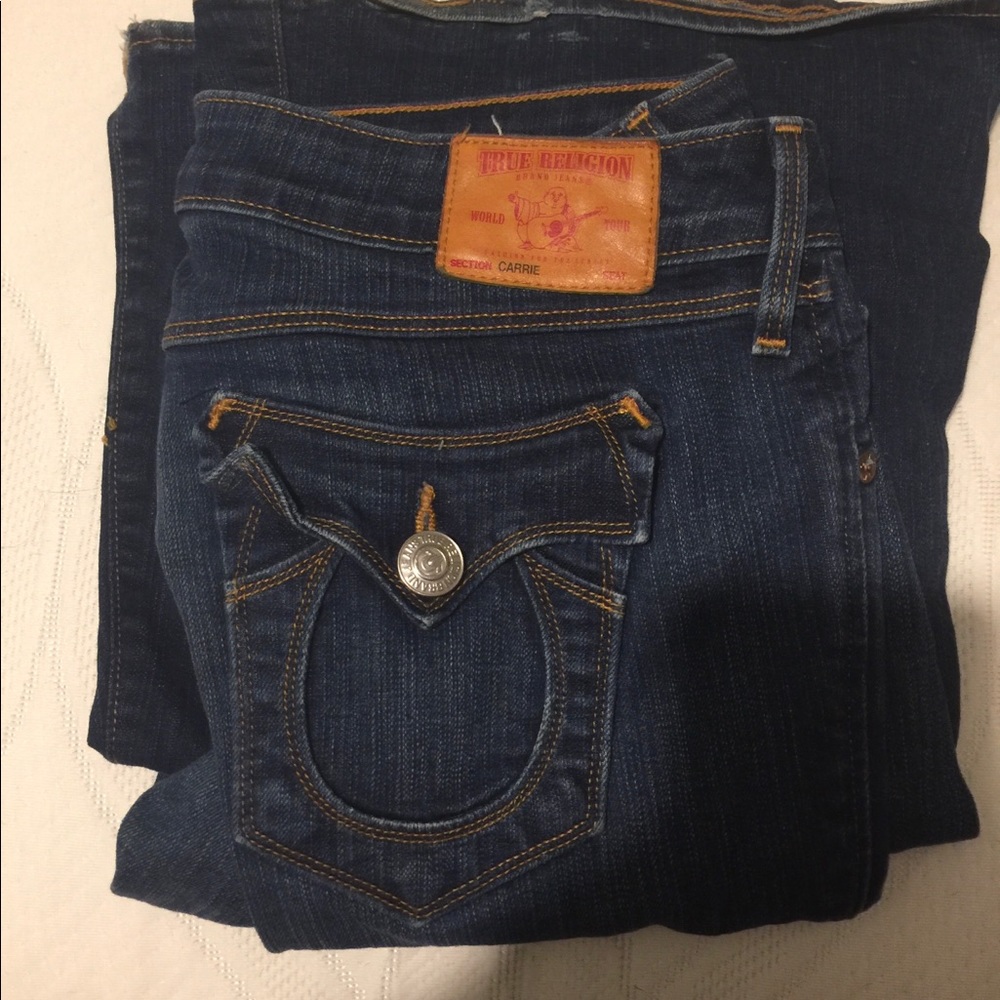 Blue Denim True Religion Jeans